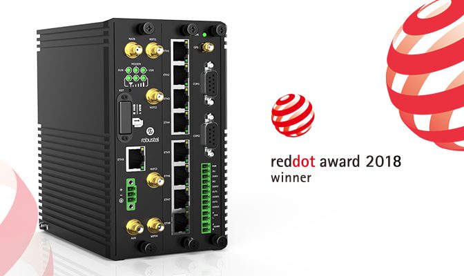 Robustel MEG5000 Wins Red Dot Award Product Design