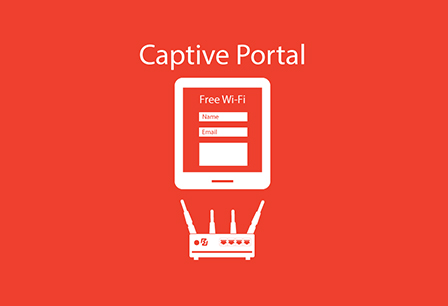 WLAN Vorschaltseite - Captive Portal-Router