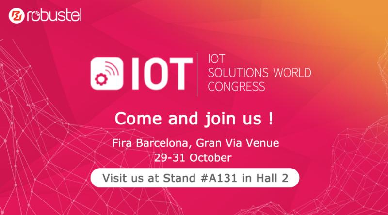 Robustel IoT Solutions World Congress 2019 Banner
