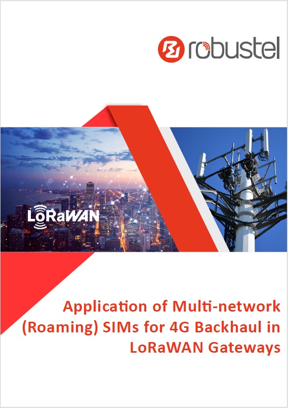 Cover - Application of Multi-network Roaming SIMs for 4G Backhaul in LoRaWAN Gateways