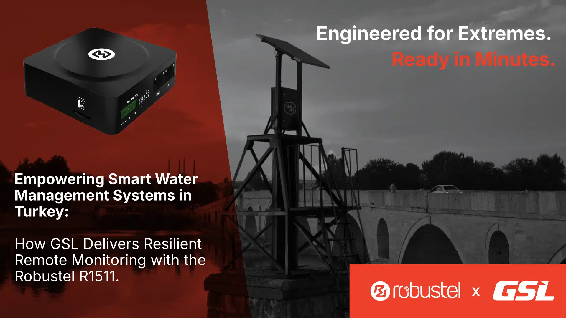 Empowering Smart Water Management Systems in Turkey: How GSL Delivers Resilient Remote Monitoring with the Robustel R1511.